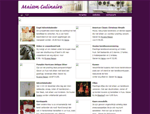 Tablet Screenshot of maisonculinaire.nl